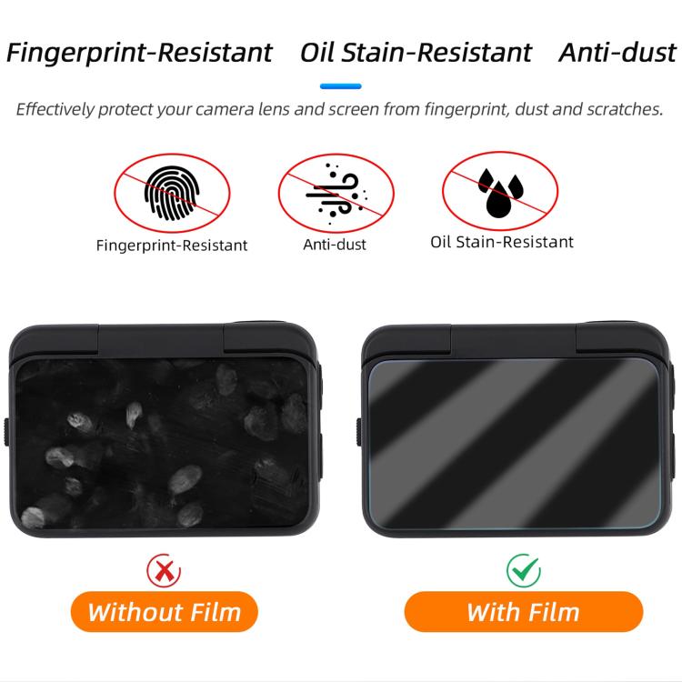 For Insta360 GO Ultra 2pcs Sunnylife Screen Explosion-proof Film  - Transparent