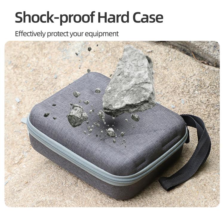 For Insta360 GO Ultra Sunnylife Full Kit Portable Protective Box Storage Bag  - Grey