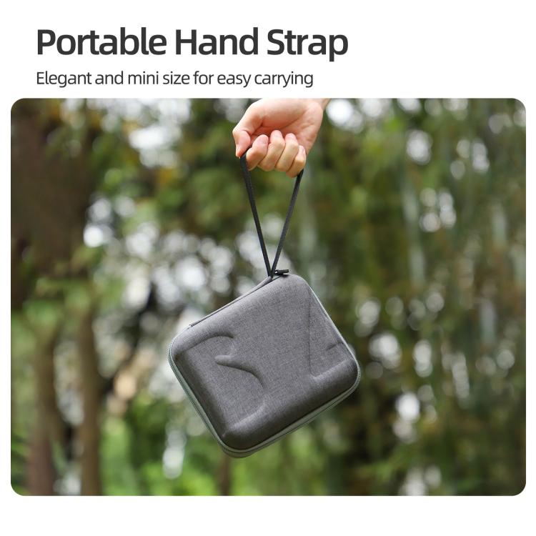 For Insta360 GO Ultra Sunnylife Full Kit Portable Protective Box Storage Bag  - Grey