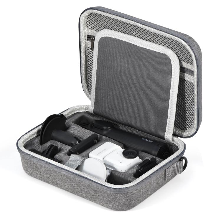 For Insta360 Go Ultra STARTRC Full Kit Portable Handbag Shoulder Nylon Storage Bag  - Grey