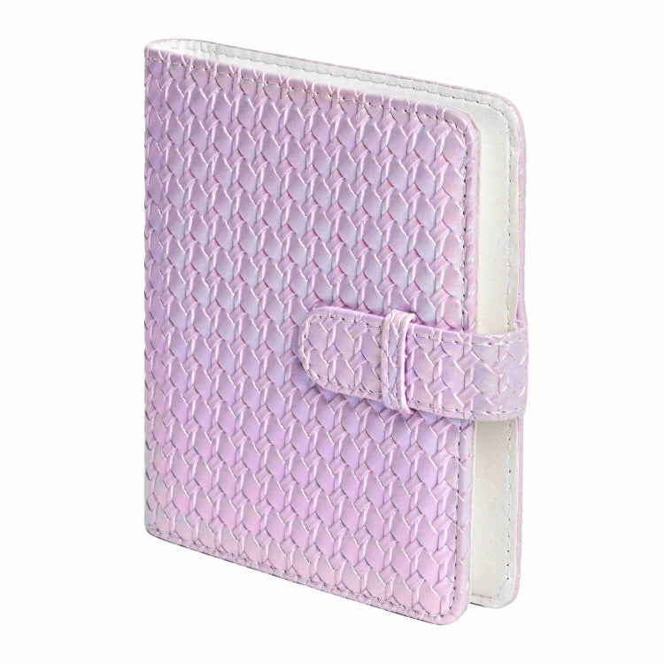 For FUJIFILM instax mini 12 Colorful Woven Leather Case Full Body Camera Bag + Photo Album with Strap