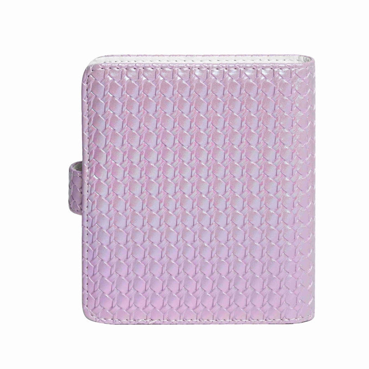 For FUJIFILM instax mini 12 Colorful Woven Leather Case Full Body Camera Bag + Photo Album with Strap