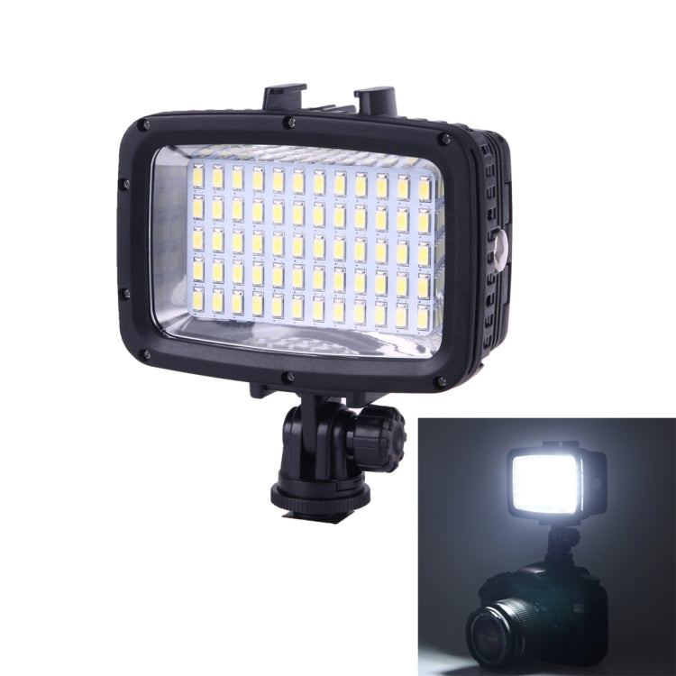 SL-101 Waterproof 12W 5500-6000K 1800LM LED Camera Camcorder Video Fill Light Photography Lamp with 60 LEDs
