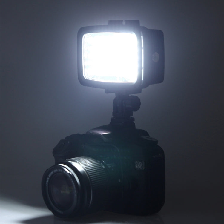 SL-101 Waterproof 12W 5500-6000K 1800LM LED Camera Camcorder Video Fill Light Photography Lamp with 60 LEDs