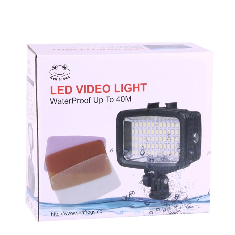 SL-101 Waterproof 12W 5500-6000K 1800LM LED Camera Camcorder Video Fill Light Photography Lamp with 60 LEDs