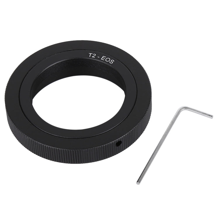 T2-EOS T2 Thread Lens to EOS Mount Metal Adapter Stepping Ring