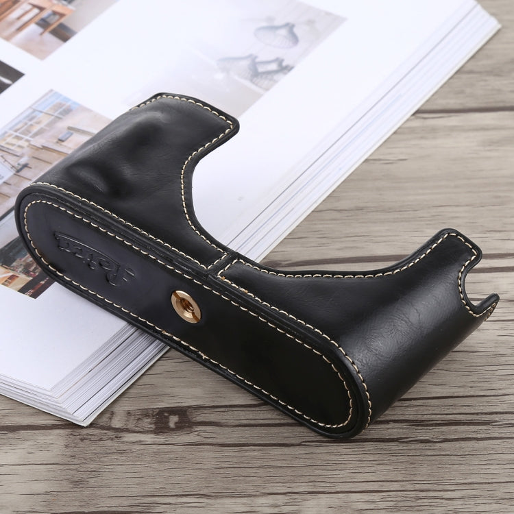 1/4 inch Thread PU Leather Camera Half Case Base for Leica M9