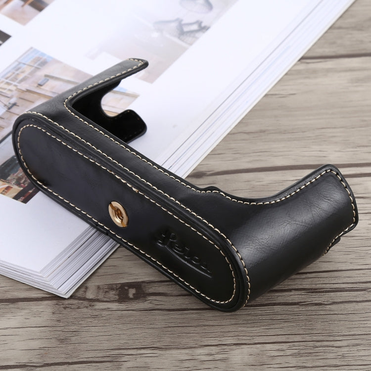 1/4 inch Thread PU Leather Camera Half Case Base for Leica M9