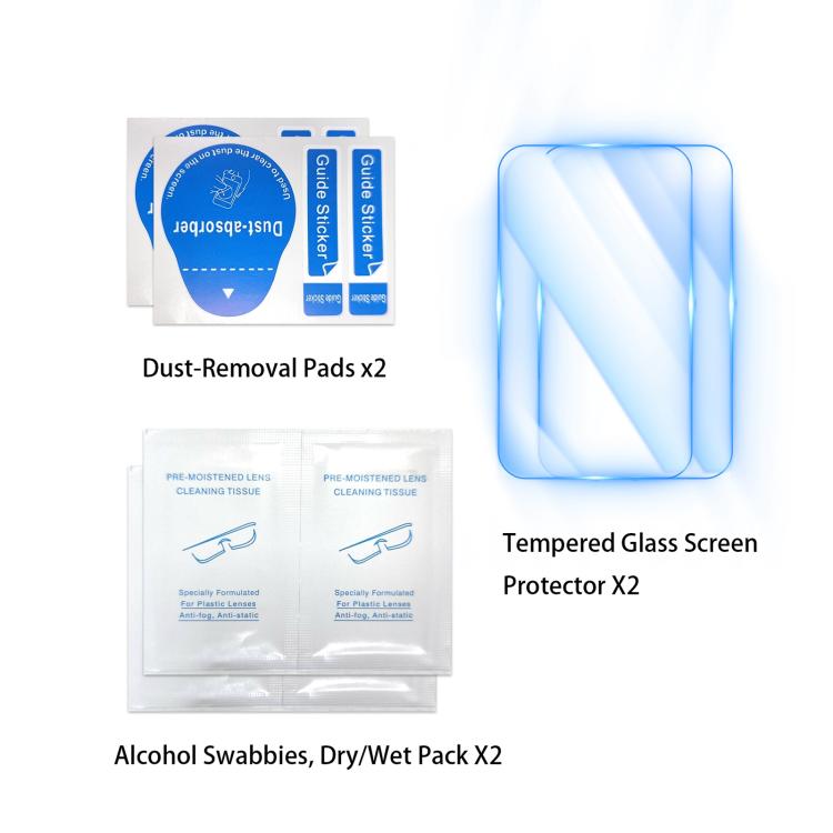 For Insta360 GO Ultra 2pcs STARTRC Screen Tempered Gass Film  - Transparent