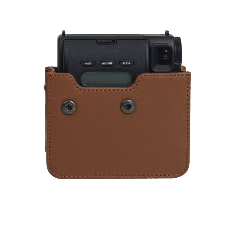 For Fujifilm Instax mini 99 Full Body Camera PU Leather Case Bag with Strap