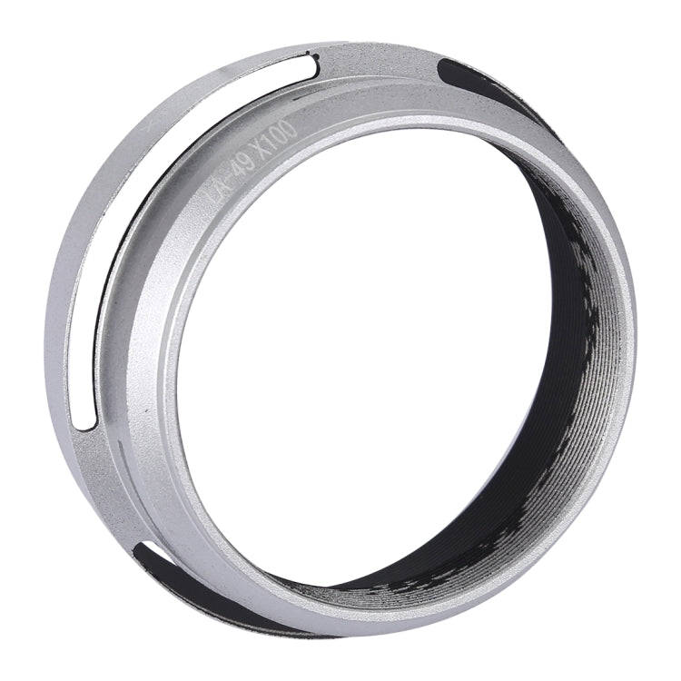 49mm Metal Vented Lens Hood for Fujifilm X100