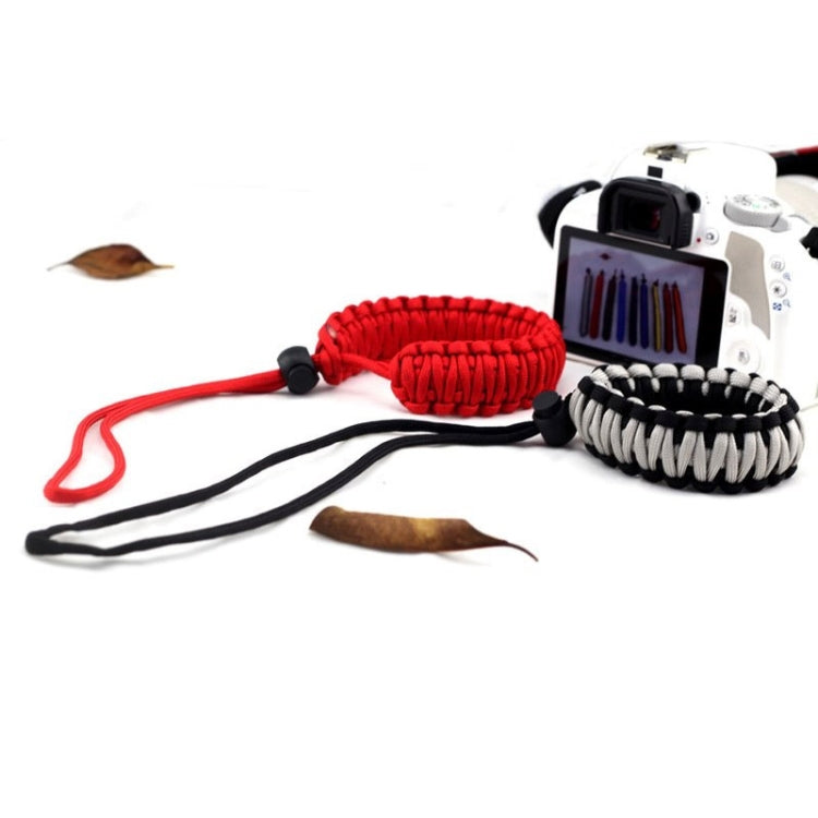 DIY Weave Style Anti-lost Colorful Wrist Strap Grip Emergency Survival Bracelet for DSLR / SLR Cameras, Random Color Delivery