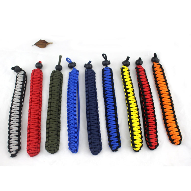 DIY Weave Style Anti-lost Colorful Wrist Strap Grip Emergency Survival Bracelet for DSLR / SLR Cameras, Random Color Delivery