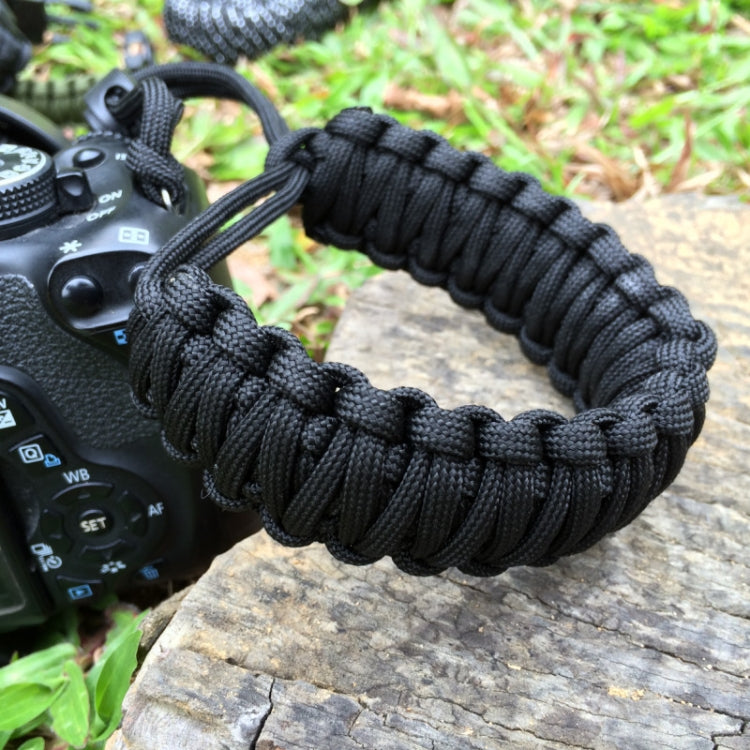 DIY Weave Style Anti-lost Colorful Wrist Strap Grip Emergency Survival Bracelet for DSLR / SLR Cameras, Random Color Delivery