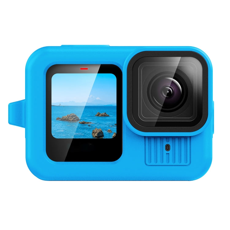 For GoPro HERO13 Black Silicone Protective Case Cover with Wrist Strap & Lens Cover
