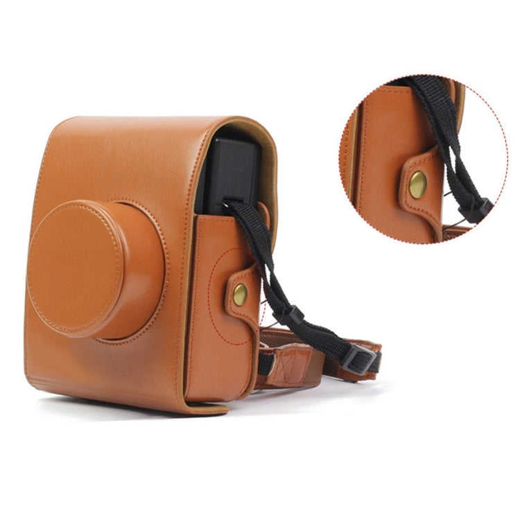 Vintage PU Leather Camera Case Bag For LOMO Automat Instax Camera (Brown)