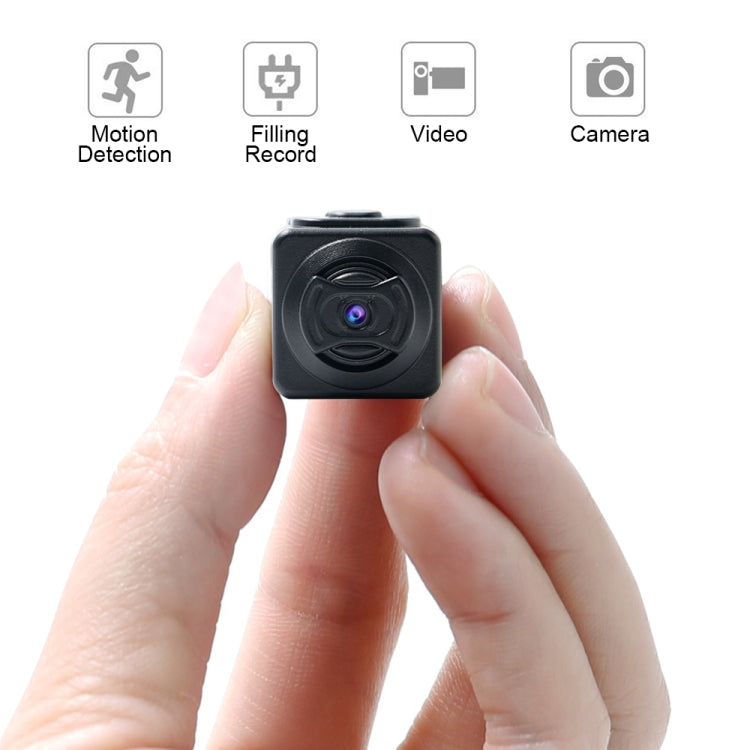 D5 1.0MP HD Digital Conference Small Recorder Monitor Recording Camera, Support TF Card (32GB Max) & Motion Detection(Black)