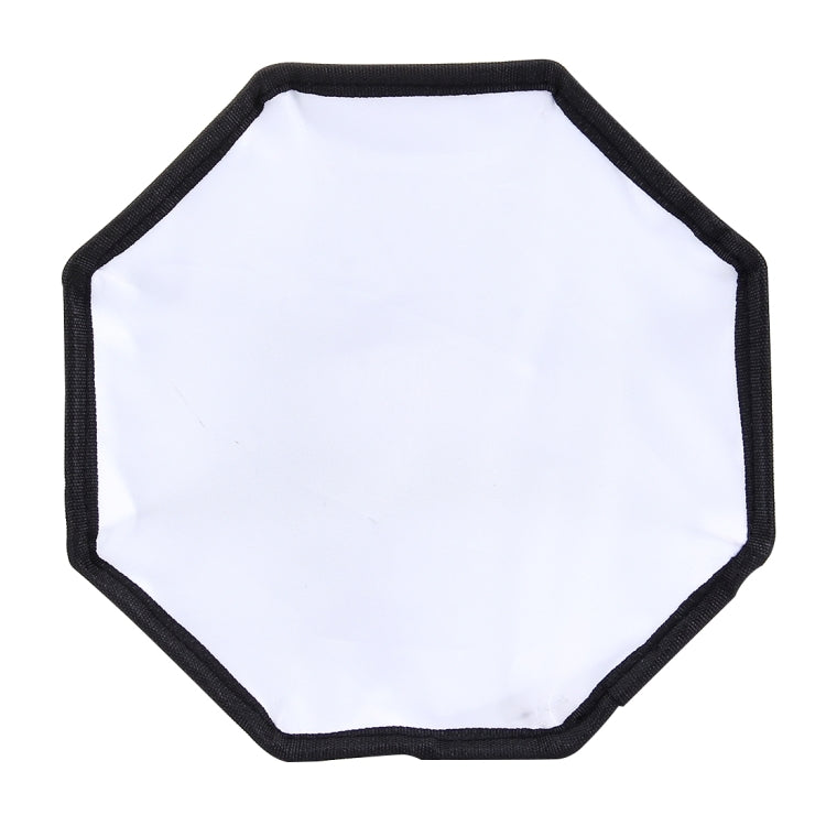 20cm Universal Octangle Style Flash Folding Soft Box, Without Flash Light Holder(Black + White)