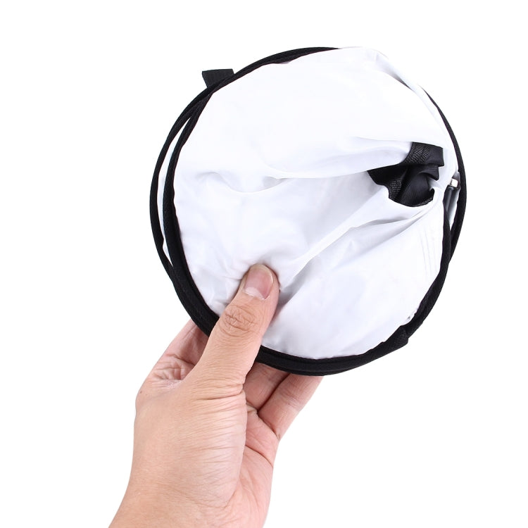 45cm Universal Foldable Ring Style Flash Folding Soft Box, Without Flash Light Holder(Black + White)