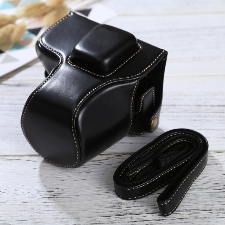 Full Body Camera PU Leather Case Bag with Strap for Olympus EPL7 / EPL8