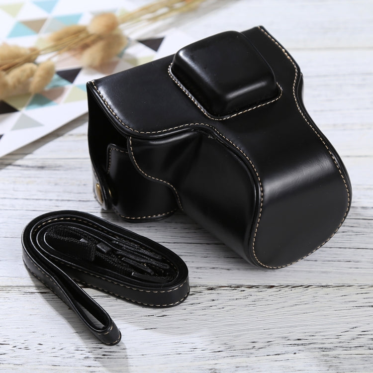 Full Body Camera PU Leather Case Bag with Strap for Olympus EPL7 / EPL8