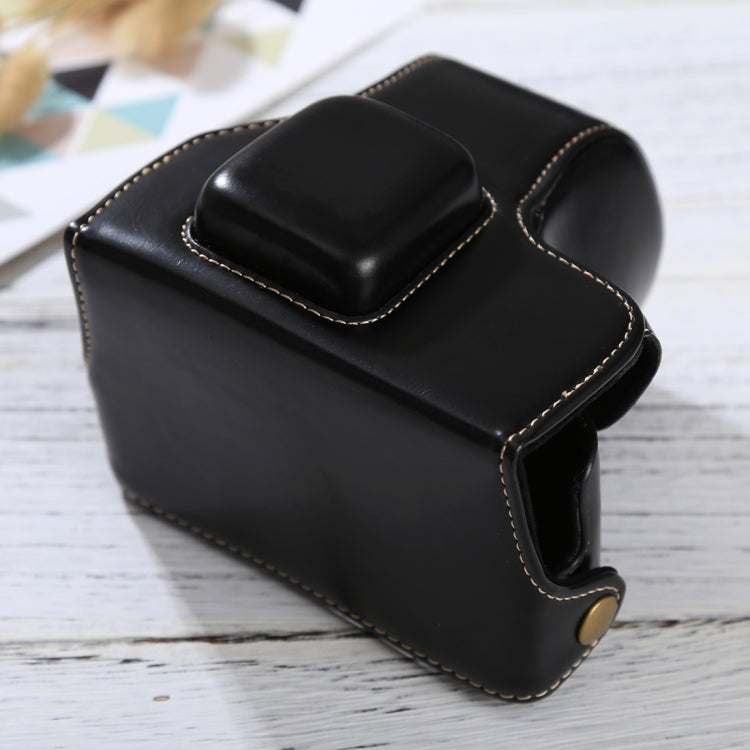 Full Body Camera PU Leather Case Bag with Strap for Olympus EPL7 / EPL8