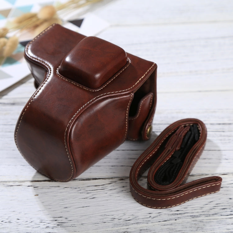 Full Body Camera PU Leather Case Bag with Strap for Olympus EPL7 / EPL8