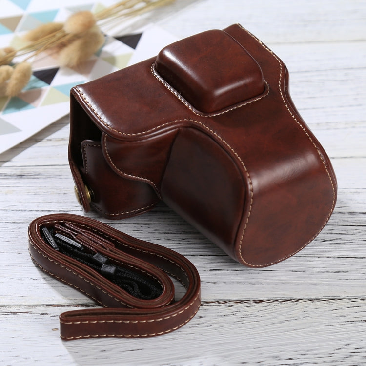 Full Body Camera PU Leather Case Bag with Strap for Olympus EPL7 / EPL8