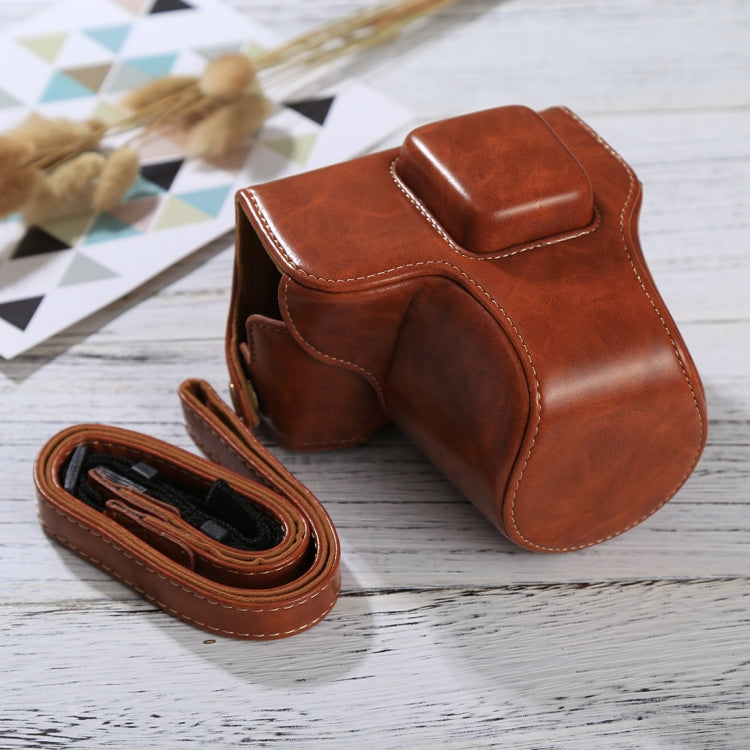 Full Body Camera PU Leather Case Bag with Strap for Olympus EPL7 / EPL8