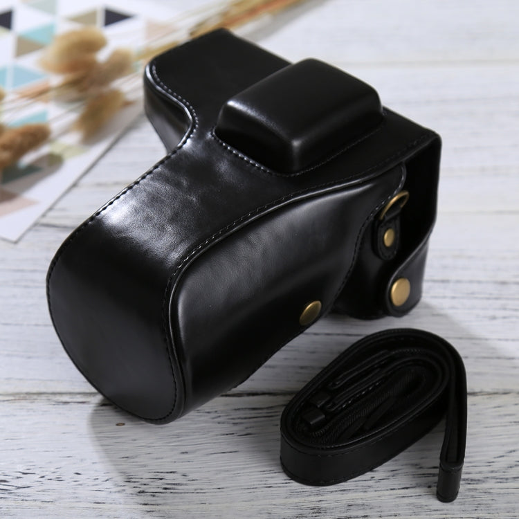 Full Body Camera PU Leather Case Bag with Strap for Samsung NX300