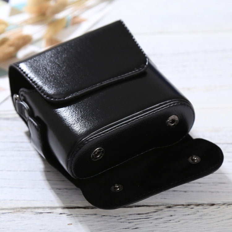 Full Body Camera PU Leather Case Bag with Strap for FUJIFILM instax mini 90 / 25 / 7 / 8 / 9