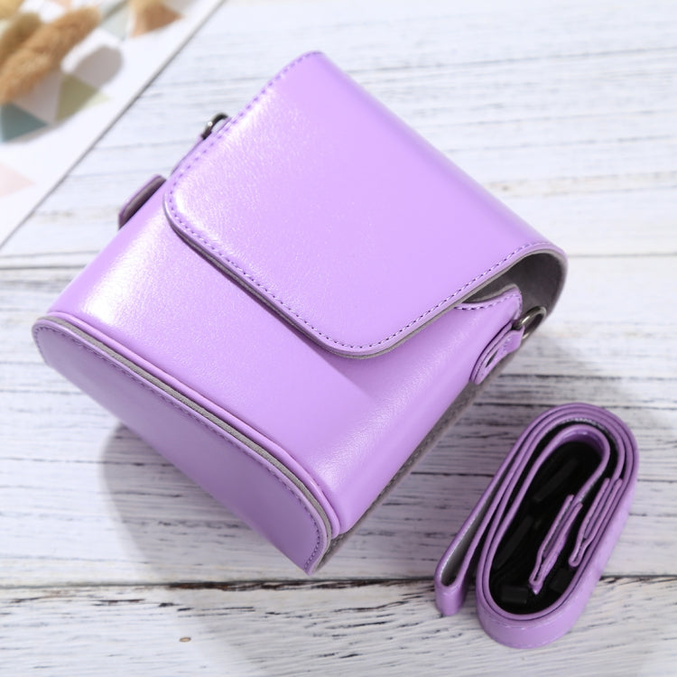 Full Body Camera PU Leather Case Bag with Strap for FUJIFILM instax mini 90 / 25 / 7 / 8 / 9