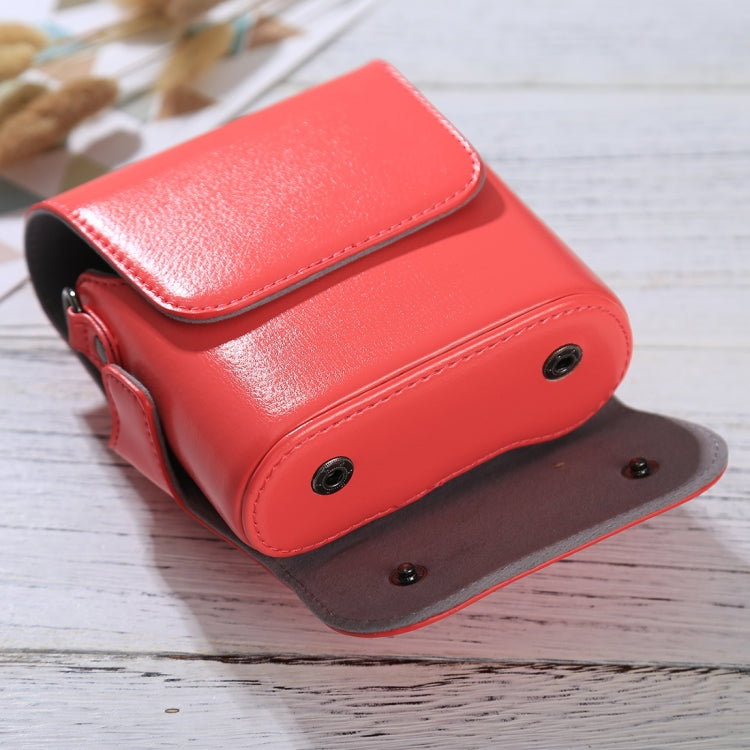 Full Body Camera PU Leather Case Bag with Strap for FUJIFILM instax mini 90 / 25 / 7 / 8 / 9