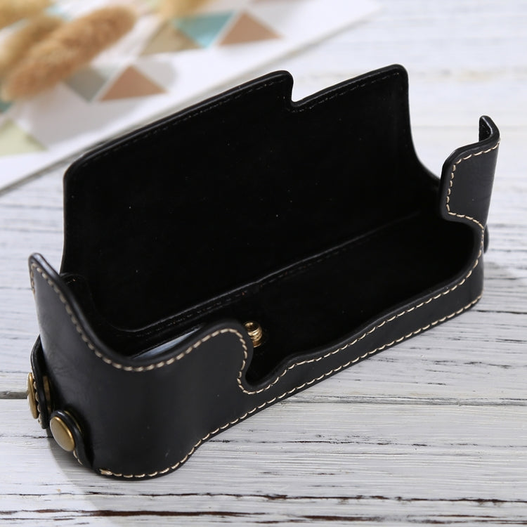 1/4 inch Thread PU Leather Camera Half Case Base for FUJIFILM X-E3