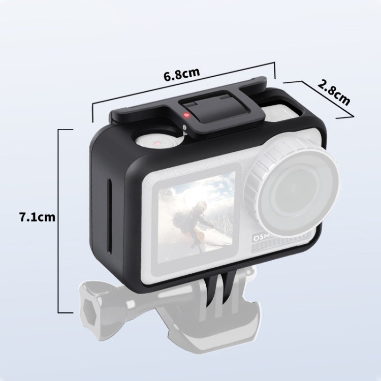 Sports Camera PC+ABS Shockproof Protective Case for DJI Osmo Action