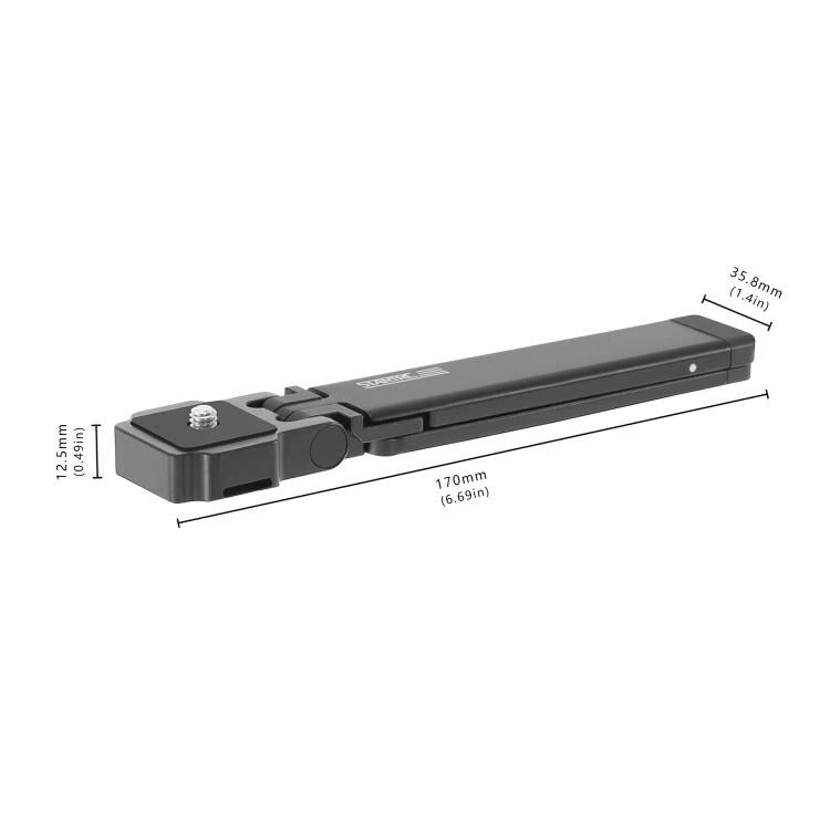 STARTRC Pocket-Size Foldable Magnetic Tripod for GoPro, DJI, Insta360 Action Cameras, DJI Pocket Series  - Black
