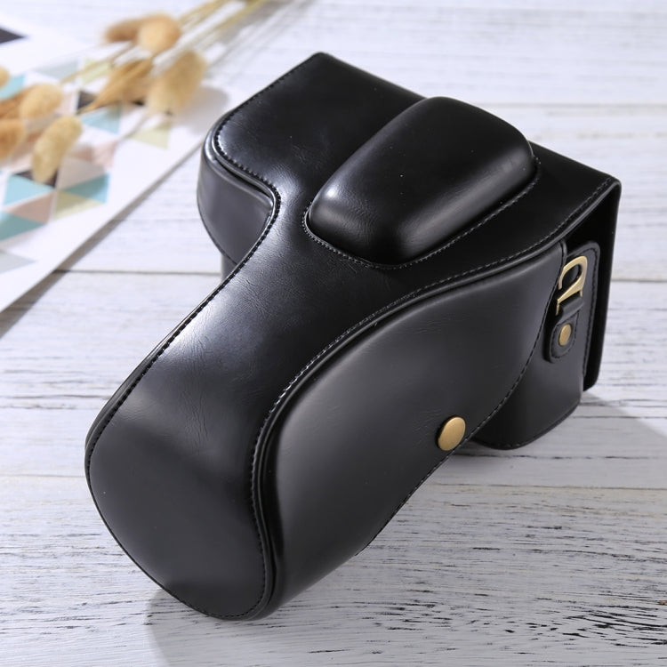 Full Body Camera PU Leather Case Bag for Nikon D3200 / D3300 / D3400 (18-55mm / 18-105mm Lens)