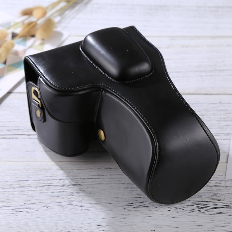 Full Body Camera PU Leather Case Bag for Nikon D3200 / D3300 / D3400 (18-55mm / 18-105mm Lens)