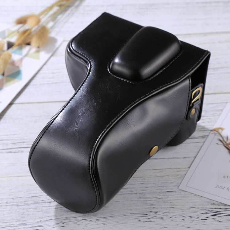 Full Body Camera PU Leather Case Bag for Nikon D5300 / D5200 / D5100 (18-55mm / 18-105mm / 18-140mm Lens)