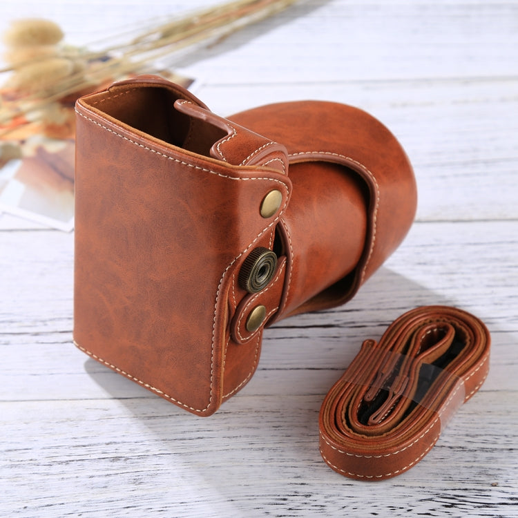 Full Body Camera PU Leather Case Bag with Strap for FUJIFILM X-A3 / X-A2/ X-M1 / X-A10 (16-50mm / 18-55mm / XF 35mm Lens)