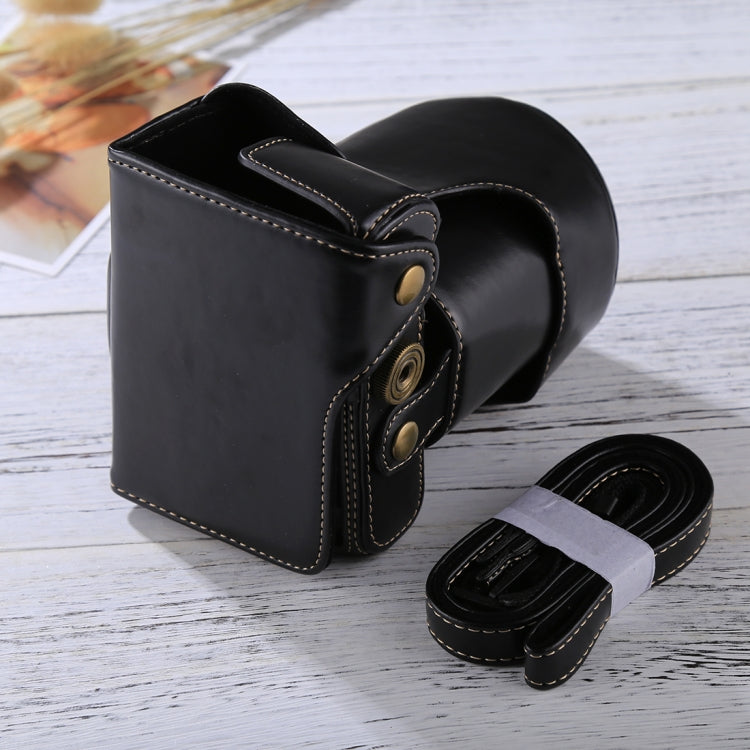 Full Body Camera PU Leather Case Bag with Strap for FUJIFILM XT10 / XT20 (16-50mm / 18-55mm Lens)