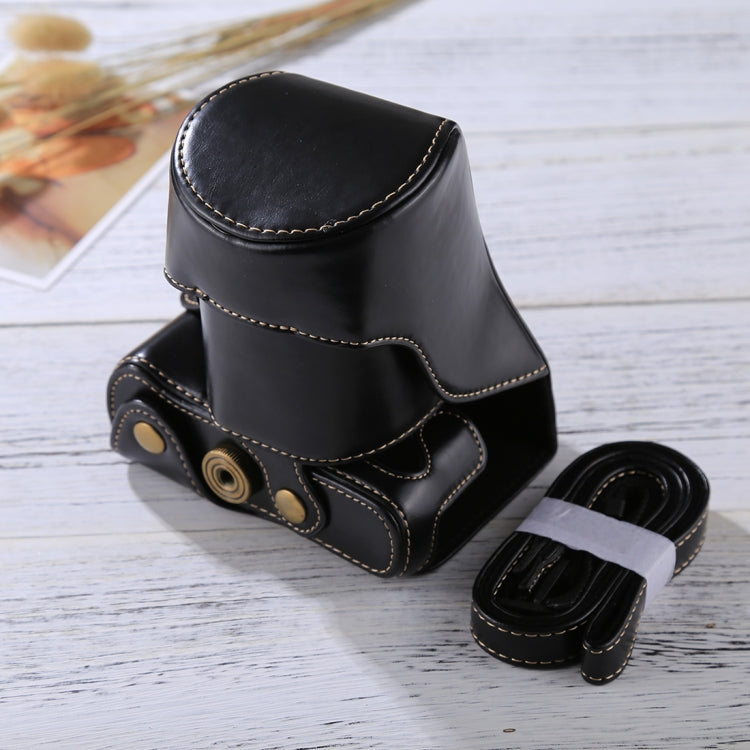 Full Body Camera PU Leather Case Bag with Strap for FUJIFILM XT10 / XT20 (16-50mm / 18-55mm Lens)