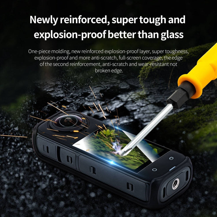 For Insta360 X5 / X4 STARTRC 2pcs HD Tempered Glass Film  - Black