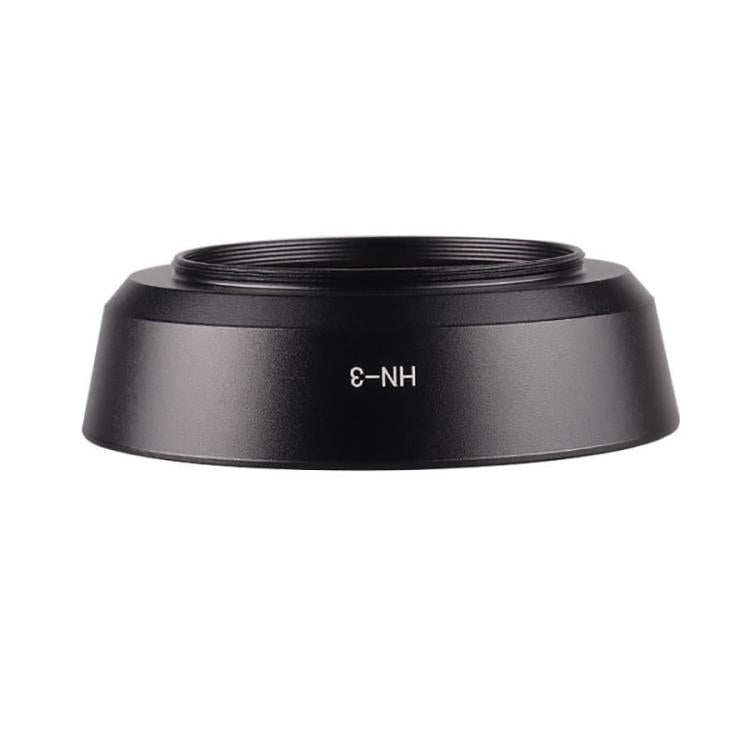 HN-3 Metal Lens Hood Shade for Nikon F5 mm f/1.4 AI-S, F35 mm f/2, F35 mm f/2.8, F55 mm f/2.8, F55 mm f/3.5 Micro, 55-80 mm D-AF Lens  - Black