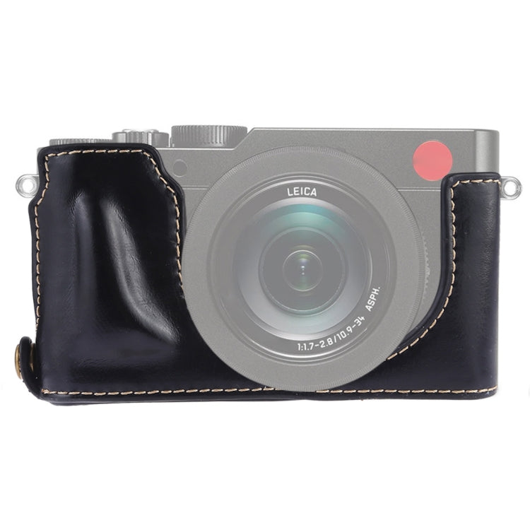 1/4 inch Thread PU Leather Camera Half Case Base for Leica DLUX TYP 109