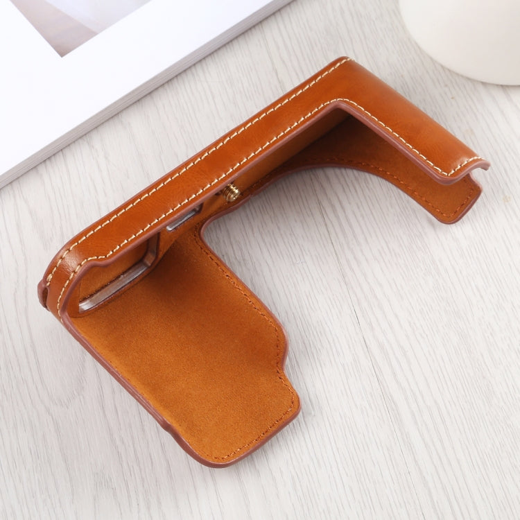 1/4 inch Thread PU Leather Camera Half Case Base for Leica TL (Typ 701)