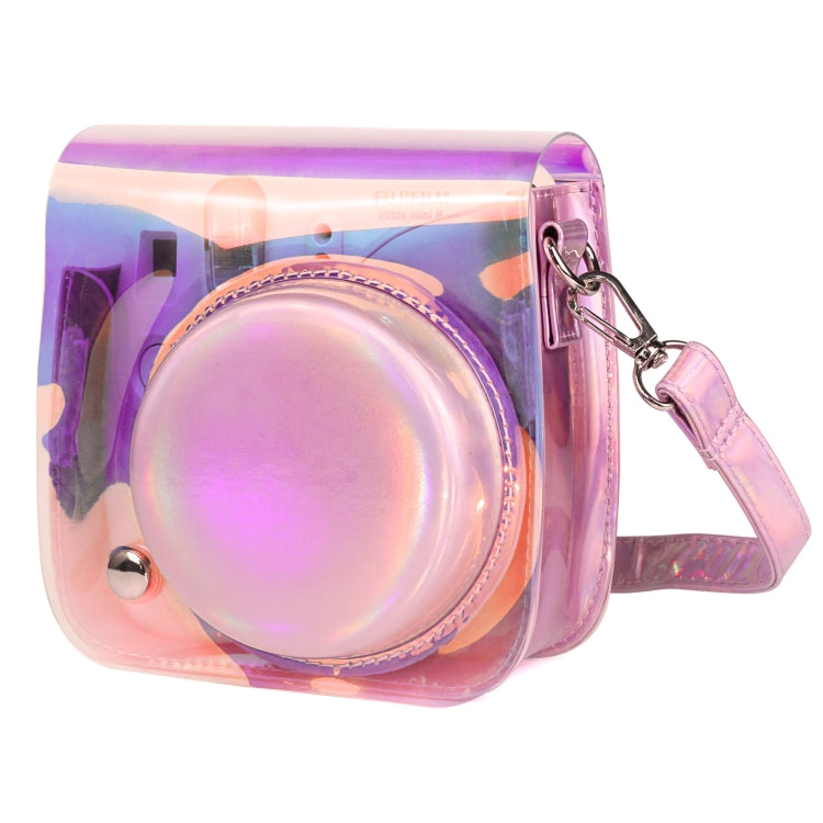 Transparent Symphony PVC Camera Bag with Shoulder Strap for Fujifilm Instax mini 11