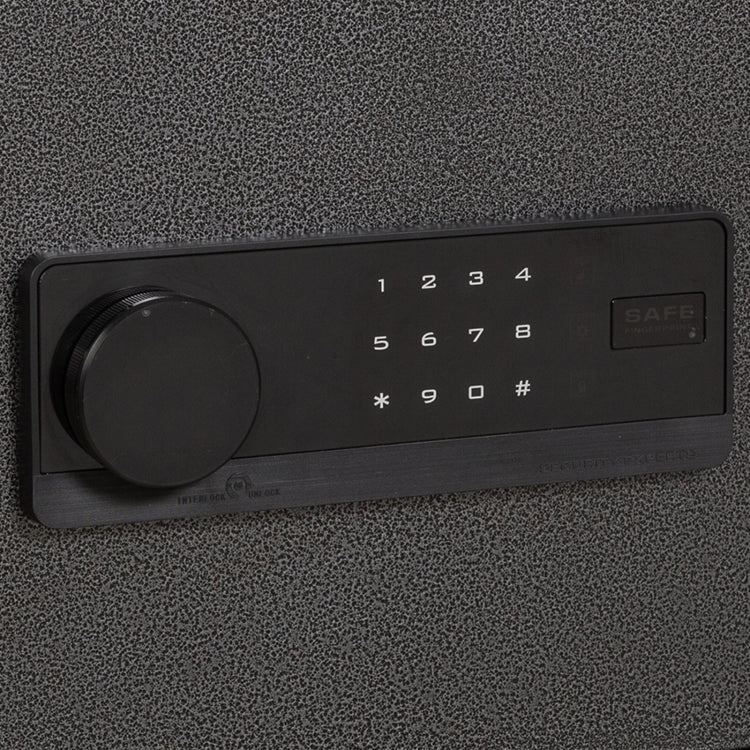 [US Warehouse] 0.95 Cubic Feet Home Office Double Safety Key Lock Digital Security Safe Box