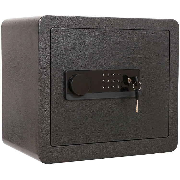 [US Warehouse] 1.28 Cubic Feet Home Office Double Safety Key Lock Digital Security Safe Box