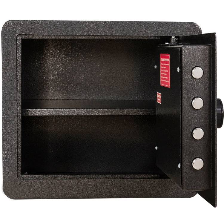 [US Warehouse] 1.28 Cubic Feet Home Office Double Safety Key Lock Digital Security Safe Box